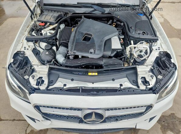 WDDZF4JB0HA240769 2017 MERCEDES-BENZ E White Widok komory silnika