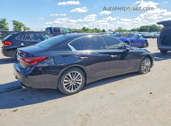 JN1EV7AR4JM440247 2018 INFINITI Q50 Black Przód prawy