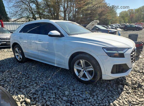 WA1AVAF14KD010533 2019 AUDI Q8 Белый Вид спереди