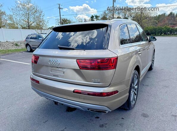 WA1LAAF70JD001772 2018 AUDI Q7 Tan წინა მარჯვენა