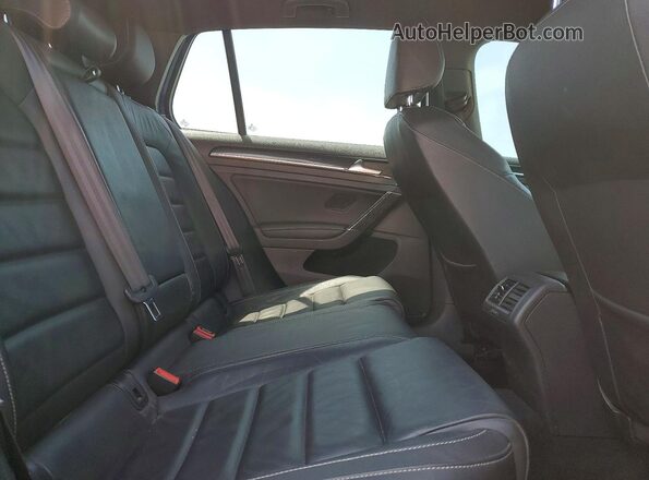 WVWWF7AU0HW171259 2017 VOLKSWAGEN GOLF Синий Вид задней части салона