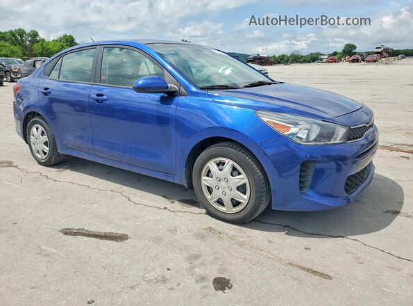 3KPA24ADXLE321921 2020 KIA RIO Синий Вид спереди