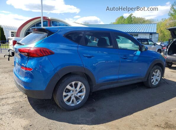 KM8J2CA43KU939748 2019 HYUNDAI TUCSON Синий Передняя правая четверть