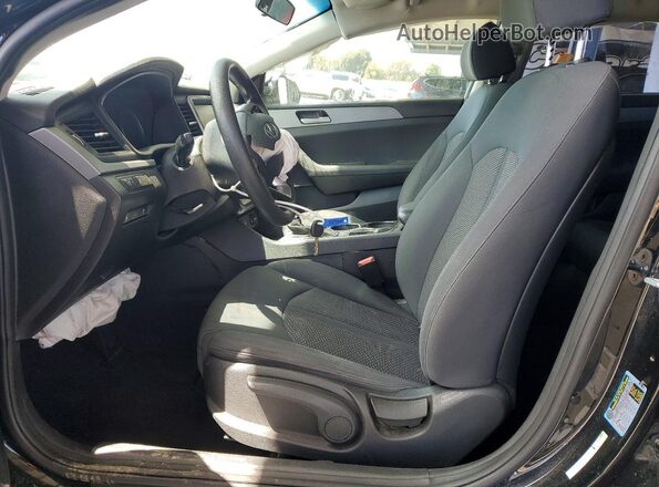 5NPE24AF3KH749620 2019 HYUNDAI SONATA Black Вид панелі приладів