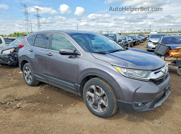 7FARW2H87JE007658 2018 HONDA CRV Gray Widok z przodu