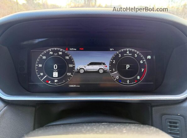 SALWG2SUXMA770569 2021 LAND ROVER RANGE ROVER White Vista del cuadro de instrumentos