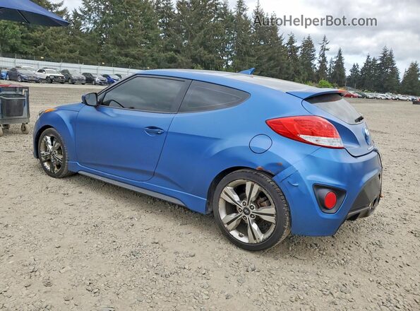 KMHTC6AE6GU264663 2016 HYUNDAI VELOSTER Синий Задняя правая четверть