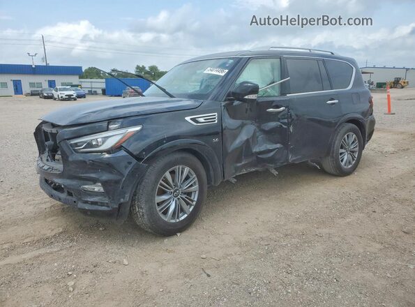 JN8AZ2NF4K9685982 2019 INFINITI QX80 Black Задня ліва чверть