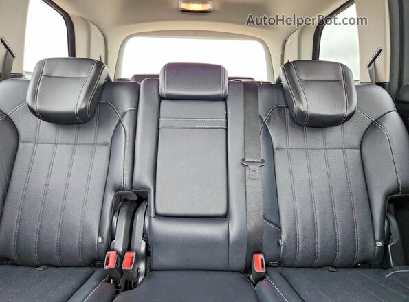 4JGDF6EE5GA706307 2016 MERCEDES-BENZ GL-CLASS Черный Вид задней части салона