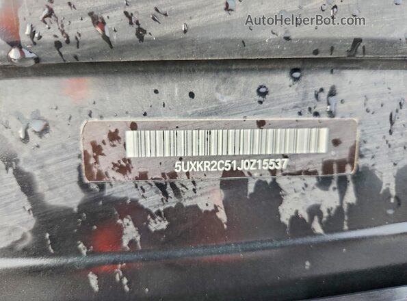 5UXKR2C51J0Z15537 2018 BMW X5 Black Widok wnętrza 360 stopni