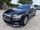 2017 Infiniti Q50 3.0t Premium Черный vin: JN1EV7AR8HM835199