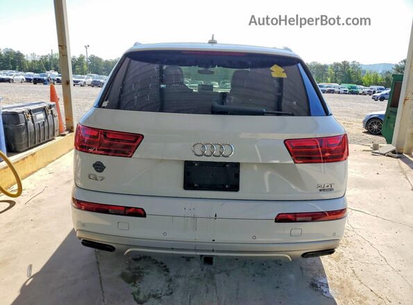 WA1LAAF73HD021931 2017 AUDI Q7 Белый Вид салона спереди