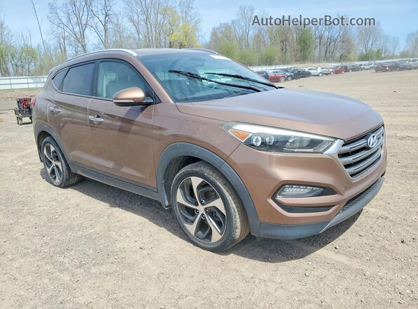 KM8J33A25GU048637 2016 HYUNDAI TUCSON Коричневый Вид спереди