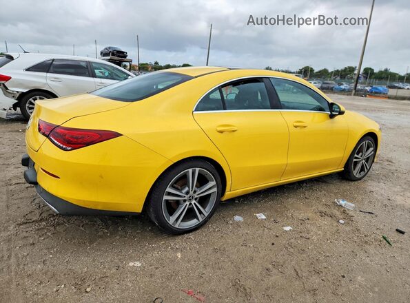W1K5J4GB5LN090003 2020 MERCEDES-BENZ CLA-CLASS Yellow Առջևի աջ