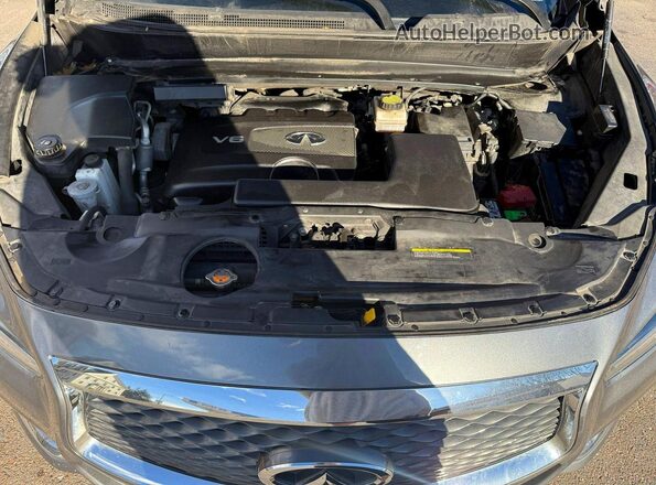 5N1DL0MM5HC525101 2017 INFINITI QX60 Charcoal Widok deski rozdzielczej