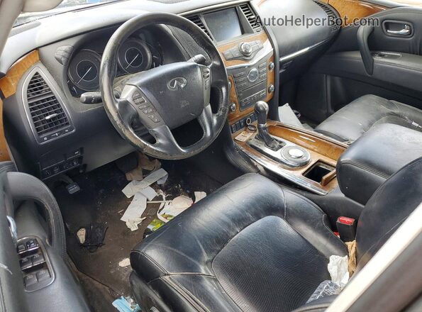 JN8AZ2NE2H9154554 2017 INFINITI QX80 Серый Вид щитка приборов