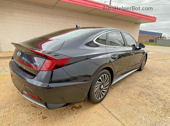 KMHL54JJXMA024170 2021 HYUNDAI SONATA Black წინა ხედი