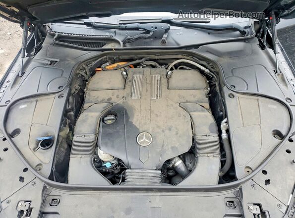 WDDUG6DB3HA291231 2017 MERCEDES-BENZ S Black Widok komory silnika