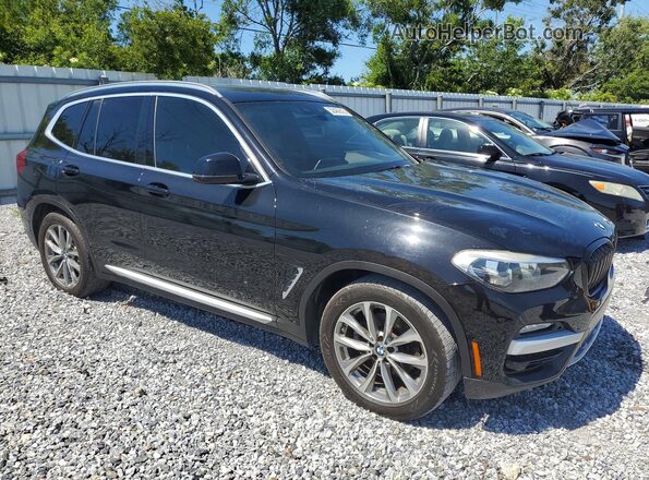5UXTR7C59KLF34684 2019 BMW X3 Черный Вид спереди