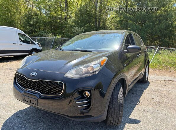 KNDPMCAC5H7258370 2017 KIA SPORTAGE Black Tył prawy