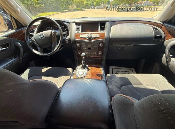 JN8AY2ND1J9053635 2018 NISSAN ARMADA Silver Vista de los asientos traseros