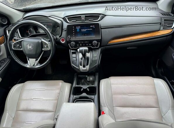 2HKRW2H8XJH603991 2018 HONDA CRV Серый Вид задних сидений