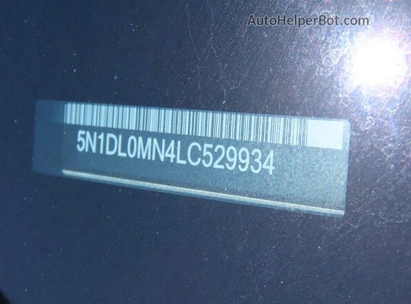 5N1DL0MN4LC529934 2020 INFINITI QX60 Silver უკანა სალონის ხედი