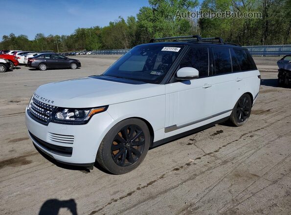 SALGS2FV2HA374051 2017 LAND ROVER RANGE Белый Задняя левая четверть