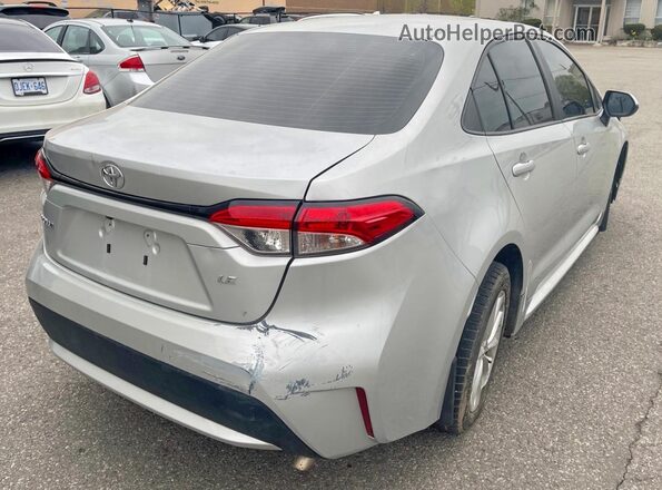 5YFBPMBE9NP291535 2022 TOYOTA COROLLA Silver Vista frontal