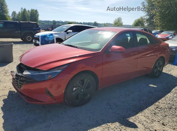 KMHLM4AJ1PU038383 2023 HYUNDAI ELANTRA Красный Задняя левая четверть