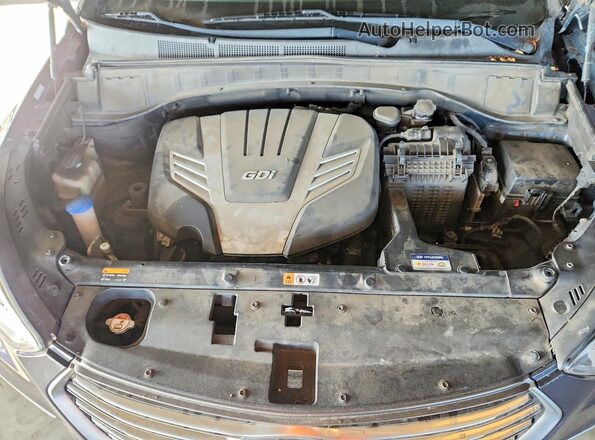 KM8SM4HF3HU191300 2017 HYUNDAI SANTA FE Серый Вид наклейки с VIN-кодом