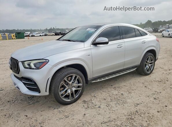 4JGFD6BB2MA387047 2021 MERCEDES-BENZ GLE Серебряный Передняя левая четверть