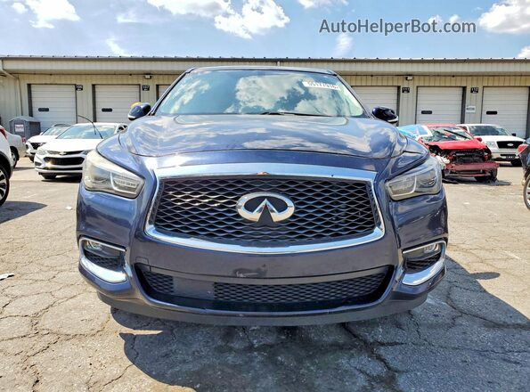 5N1DL0MMXHC541004 2017 INFINITI QX60 Синий Вид сзади