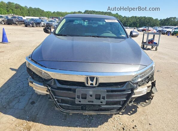 1HGCV1F11JA086386 2018 HONDA ACCORD Серый Вид сзади