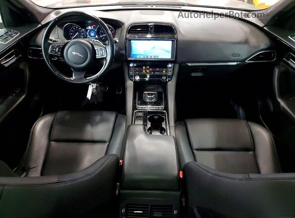 SADCJ2FX8KA359916 2019 JAGUAR F-PACE Синий Вид щитка приборов