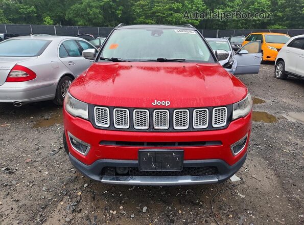 3C4NJDCBXJT146093 2018 JEEP COMPASS Красный Вид сзади