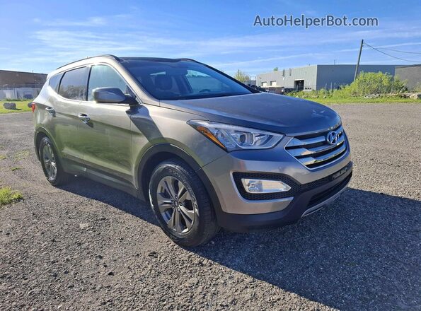 5XYZUDLB1GG376212 2016 HYUNDAI SANTA Brown Tył lewy