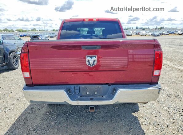 1C6RR6KMXKS750942 2019 RAM 1500 Бордовый Вид салона спереди