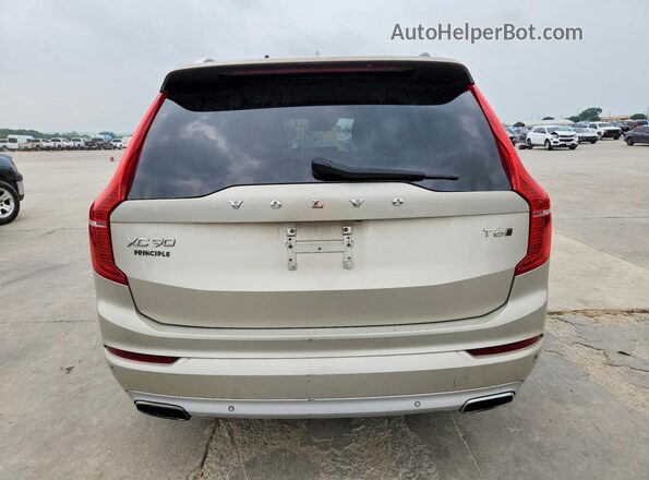 YV4A22PK0G1067720 2016 VOLVO XC90 Бежевый Вид салона спереди