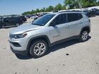 2024 Jeep Compass Latitude Серый vin: 3C4NJDBN9RT111388 Damage: Left Front Fender, Dent(S) W/ Paint Dmg, 2 To 3 Inches