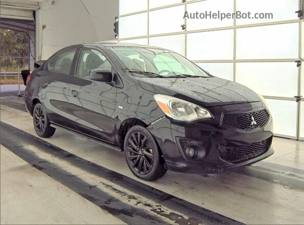 ML32F4FJ4LHF06330 2020 MITSUBISHI MIRAGE Black Przód lewy