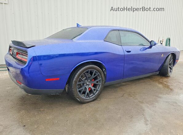 2C3CDZFJXJH171426 2018 DODGE CHALLENGER Blue Przód prawy