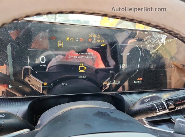 3KPFW4DE4SE242516 2025 KIA K4 Белый Вид щитка приборов