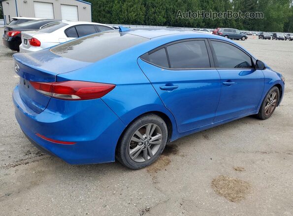 5NPD84LF0JH251493 2018 HYUNDAI ELANTRA Blue Trasero derecho