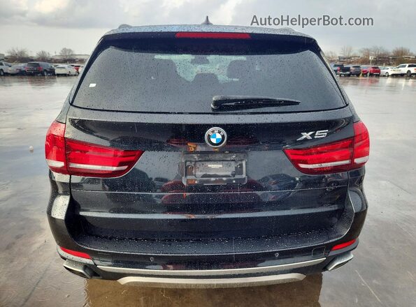 5UXKR2C51J0Z15537 2018 BMW X5 Black Widok wnętrza z przodu