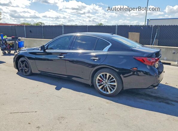 JN1EV7AR4JM440247 2018 INFINITI Q50 Black Tył prawy