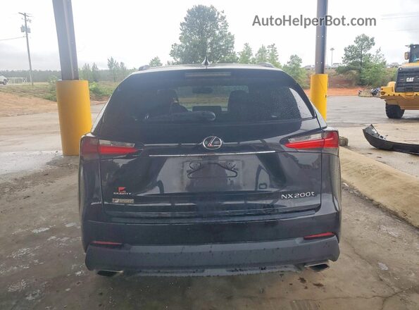 JTJYARBZ4H2055273 2017 LEXUS NX Черный Вид салона спереди