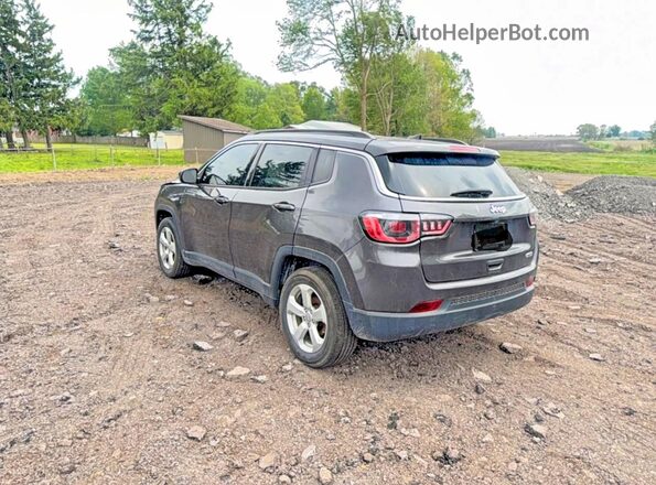 3C4NJCBB0JT502224 2018 JEEP COMPASS Серый Передняя правая четверть