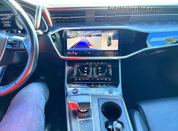 WAUVPBF22MN083202 2021 AUDI A7 White Vista de los asientos traseros