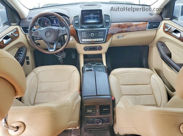 4JGDF7DE9HA890384 2017 MERCEDES-BENZ GLS White Widok zestawu wskaźników